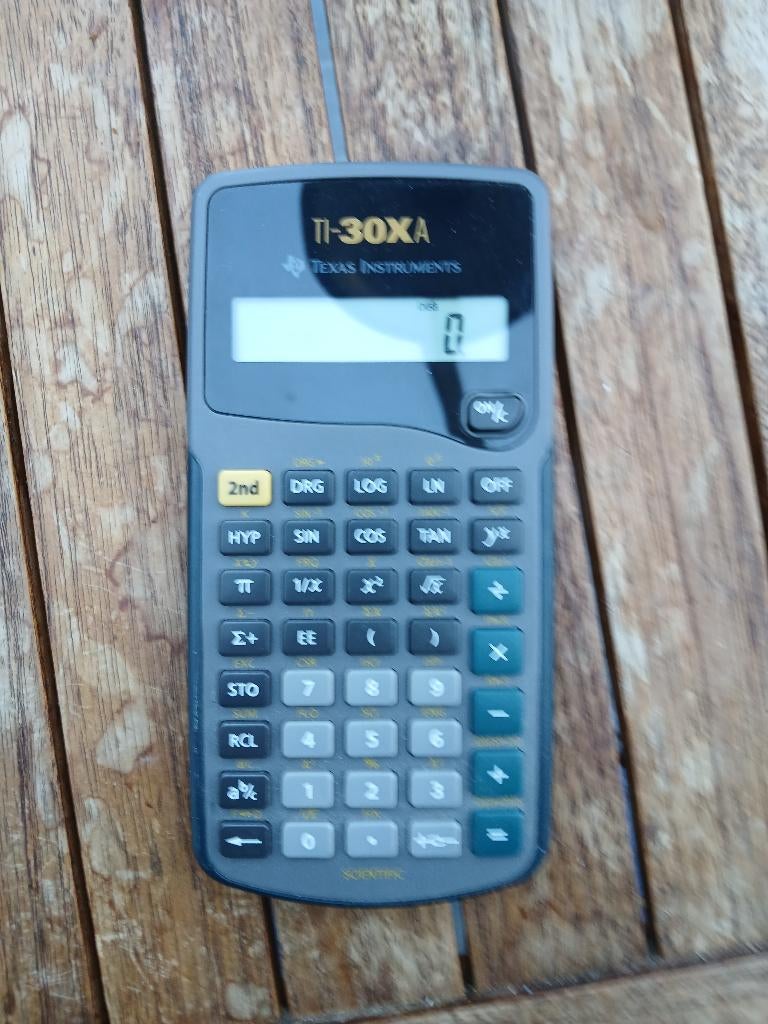 Texas Instruments TI-30XA rekenmachine, Diversen, Rekenmachines, Zo goed als nieuw, Ophalen of Verzenden