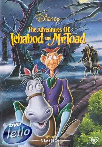Disney's The Adventures of Ichabod and Mr. Toad (1949) KC UK, Cd's en Dvd's, Dvd's | Tekenfilms en Animatie, Tekenfilm, Ophalen of Verzenden