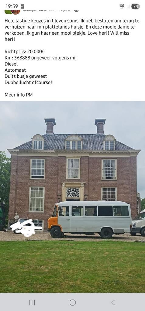 Mercedes-Benz Mercedes 1981 Wit oldtimer belastingvrij, 3300 kg, 3780 cc, Diesel, Particulier