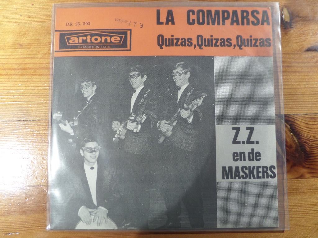 ZZ en de Maskers La Comparsa 7´ vinyl single, Gebruikt, 7 inch, Single, Ophalen of Verzenden