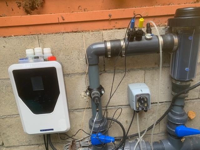 Zwembad water dosering systeem van Astra pool, Tuin en Terras, Zwembad-toebehoren, Ophalen, Zo goed als nieuw, Filter