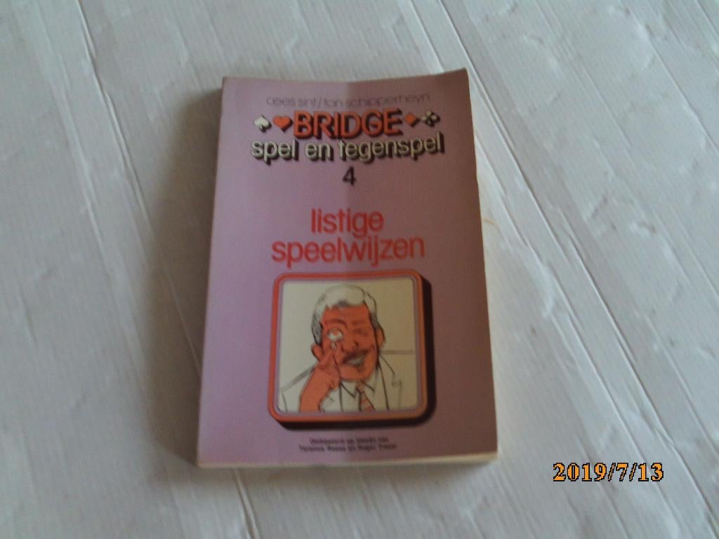 bridge spel en tegenspel 4 - cees sint / ton schipperheyn, Ophalen of Verzenden, Gelezen, Denksport