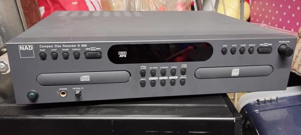 Nad c660 vintage dubbele lade cd-speler/recorder, Audio, Tv en Foto, Cd-spelers, Overige merken, C660, Geen, Ophalen of Verzenden
