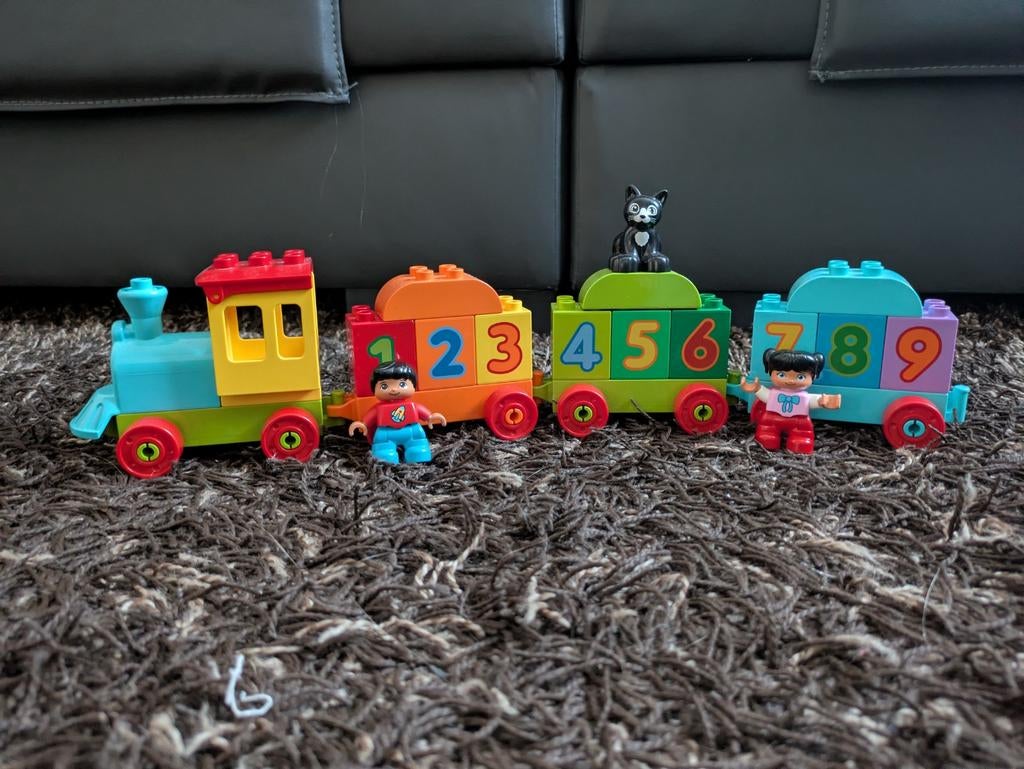 Duplo cijfertrein - 10847, Ophalen of Verzenden, Zo goed als nieuw, Complete set, Duplo
