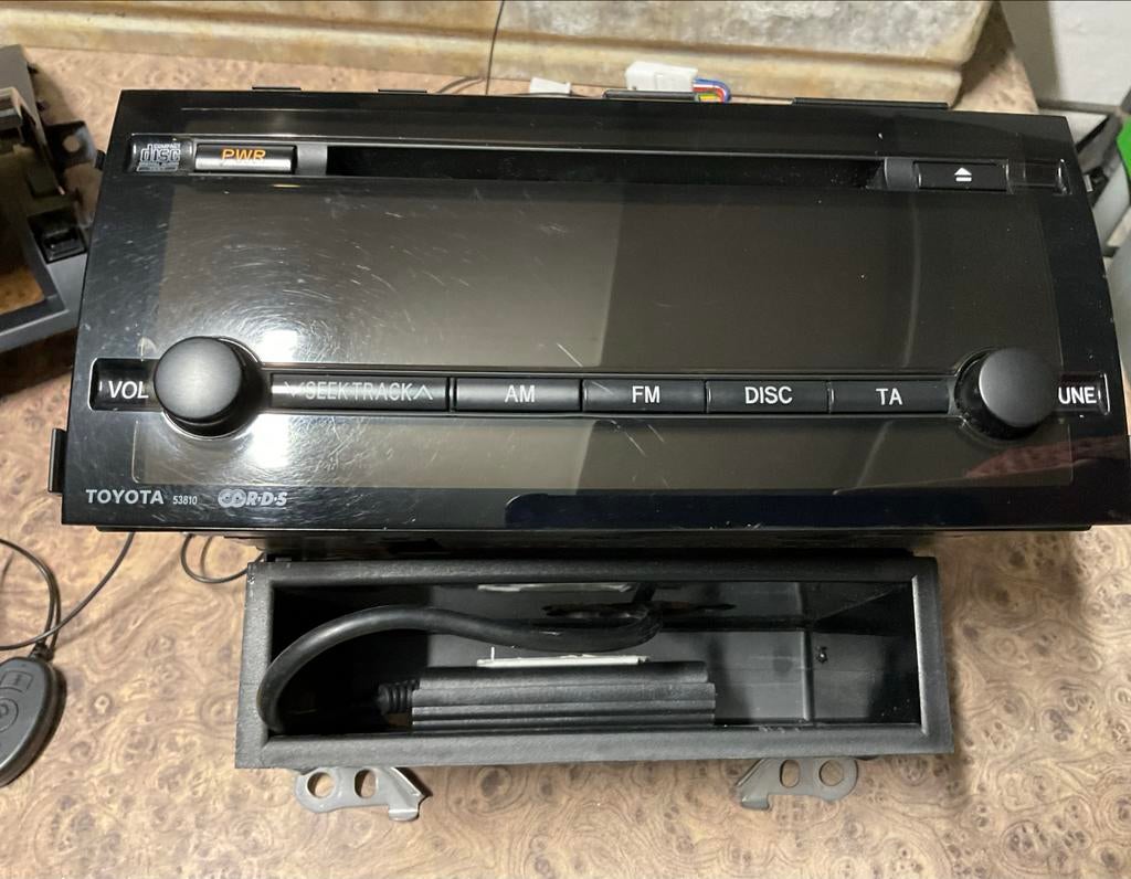 Toyota autoradio, Ophalen, Gebruikt
