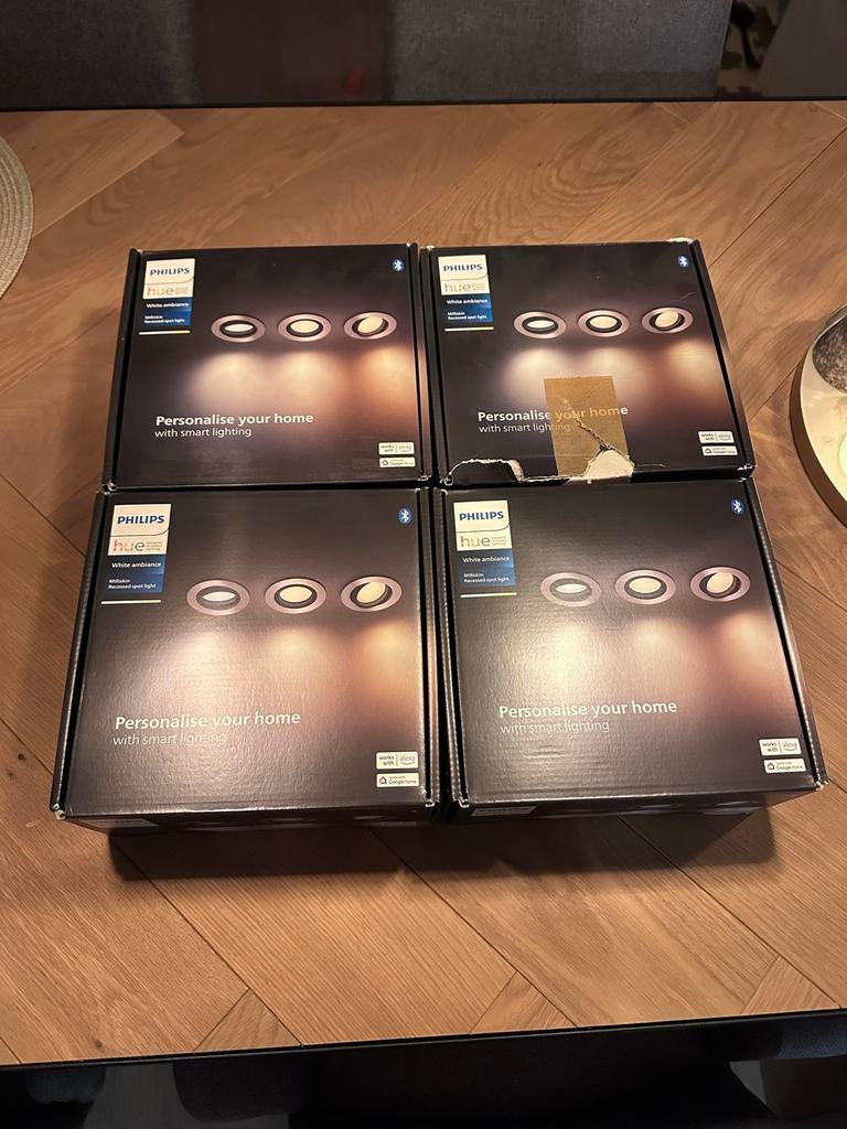 Nieuw -Philips Hue Milliskin White Ambiance Alu - nog 1 doos, Led-lamp, Minder dan 30 watt, Nieuw, Overige fittingen