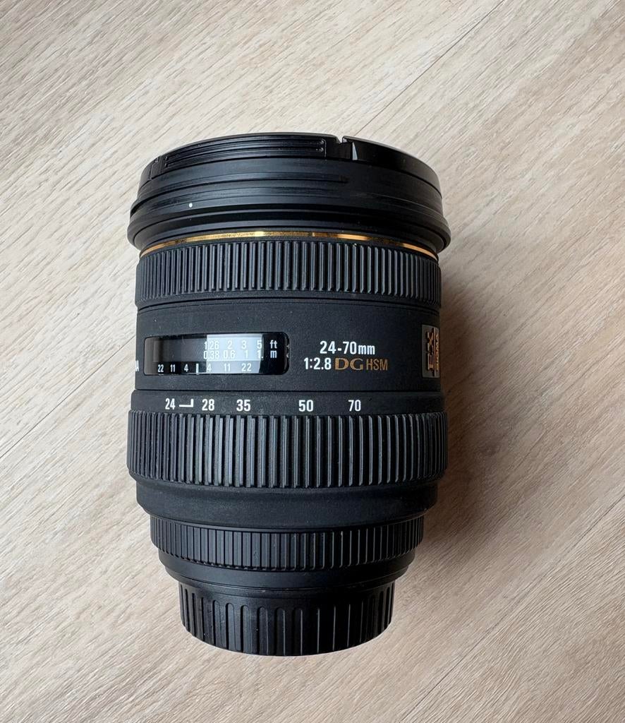 Sigma 24-70mm 2.8 DG HSM voor Canon, Ophalen, Zo goed als nieuw, Standaardlens