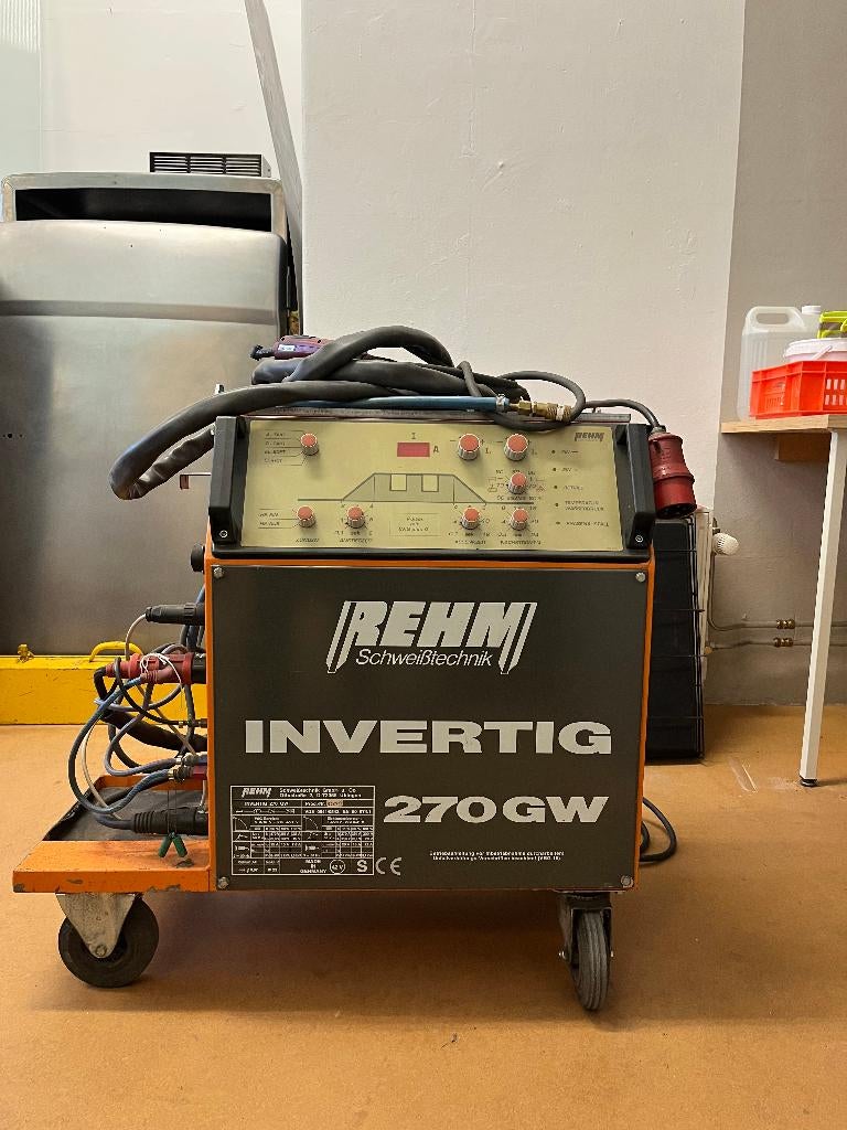 Rehm AC/DC watergekoeld lasapparaat 380V, Doe-het-zelf en Verbouw, Gereedschap | Lasapparaten, Ophalen, Gebruikt, 250 ampère of meer