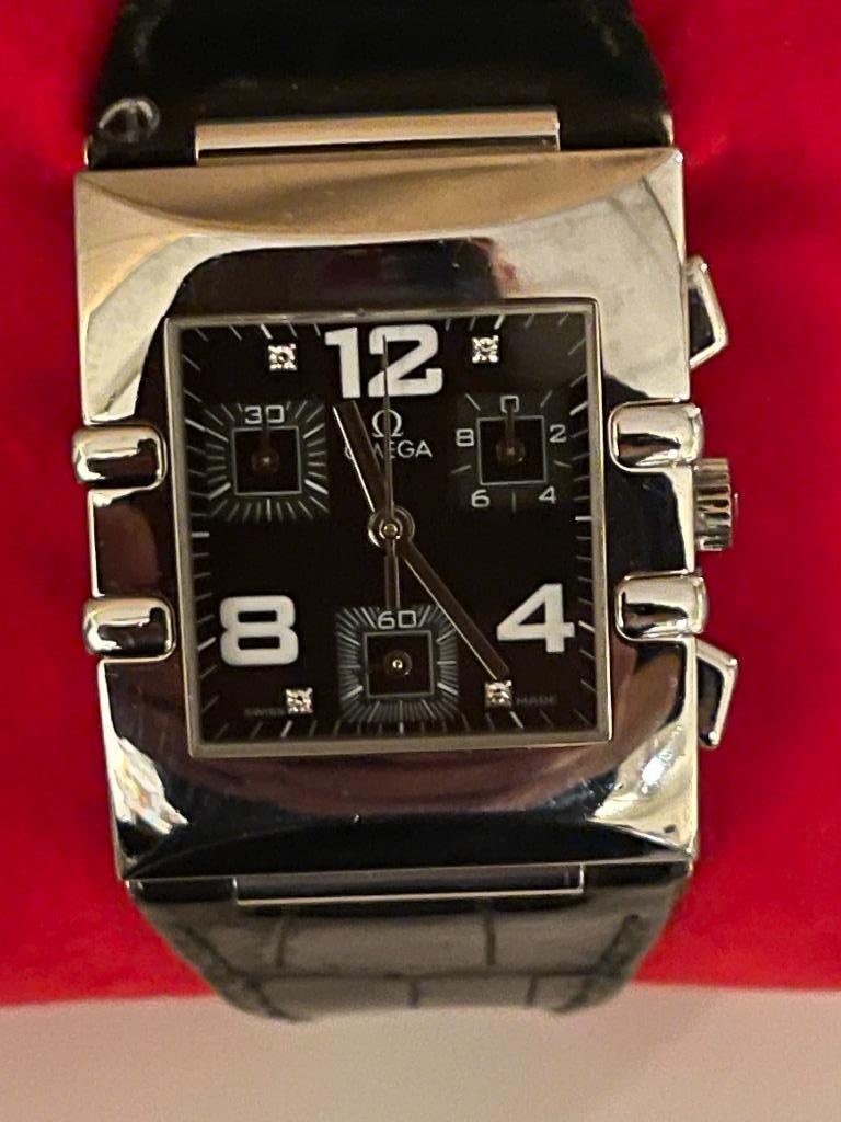 Omega Constellation Quadra ref 18415511, Ophalen, Zo goed als nieuw, Polshorloge, Overige merken