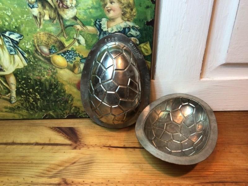 Oude paasei chocoladevorm Smeulders Brussel, Ophalen of Verzenden