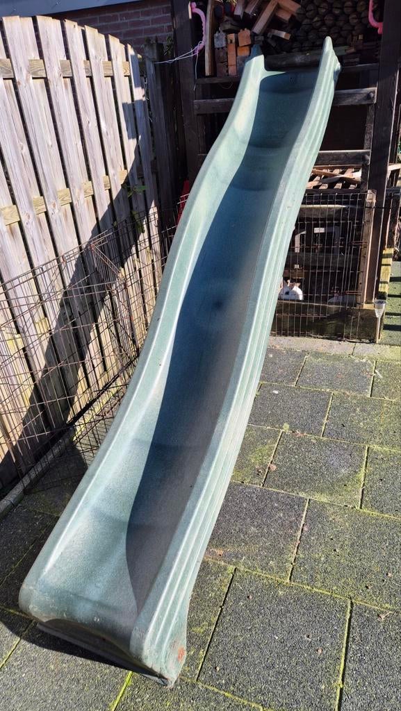 Glijbaan - Gebruikt, Kinderen en Baby's, Speelgoed | Buiten | Speeltoestellen, Ophalen, Gebruikt, Glijbaan, Aanbouwonderdeel