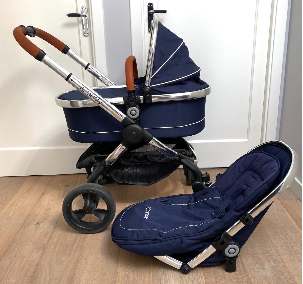 iCandy Peach Kinderwagen, Reiswieg, enz., Kinderen en Baby's, Kinderwagens en Combinaties, Zo goed als nieuw, Combiwagen, Overige merken