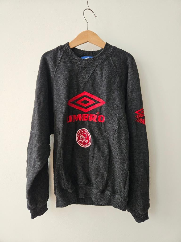 Vintage Ajax Umbro sweater 1992-1994, Maat XS of kleiner, Ophalen of Verzenden, Zo goed als nieuw, Shirt