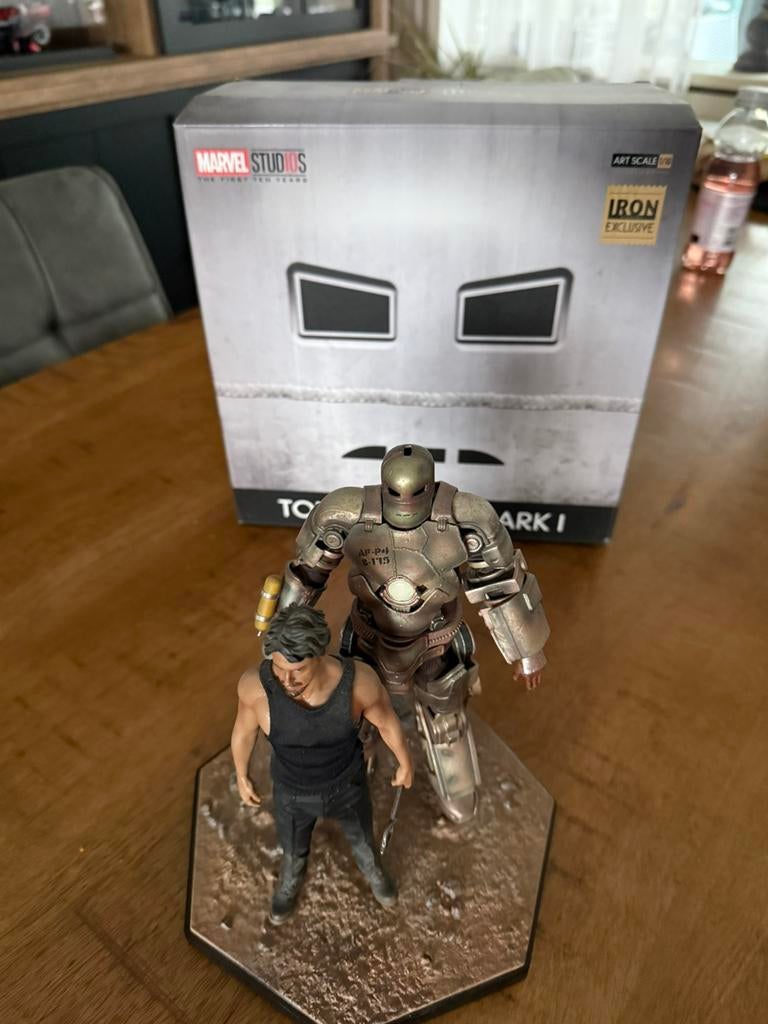 Iron Studios Iron Man Mark I CCXP 2019 Exclusive, Ophalen of Verzenden, Zo goed als nieuw