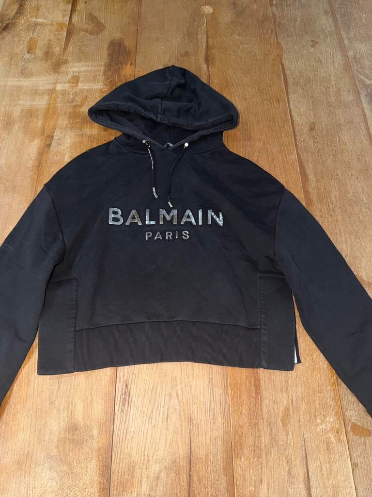 Balmain Cropped Trui - Maat M - Nieuw!, Verzenden, Nieuw, Maat 38/40 (M), Zwart