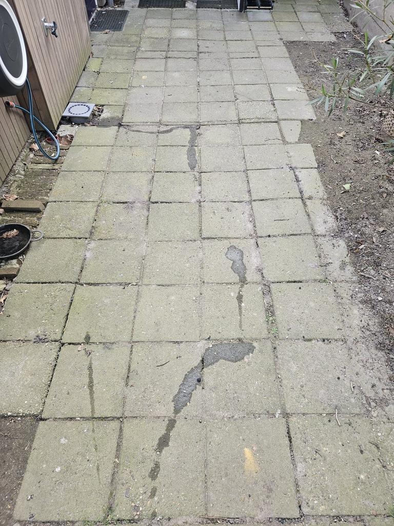 Gratis stoeptegels 30x30cm, Ophalen, Zo goed als nieuw, Beton, Terrastegels