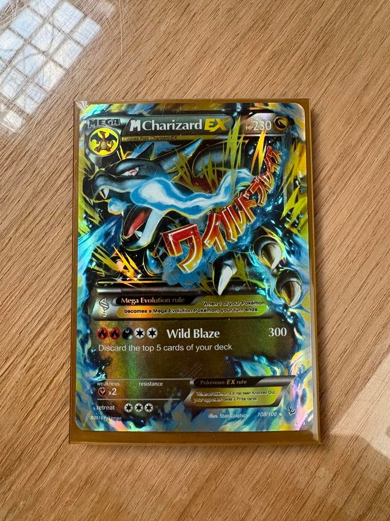 Mega Charizard EX, Ophalen of Verzenden, Zo goed als nieuw