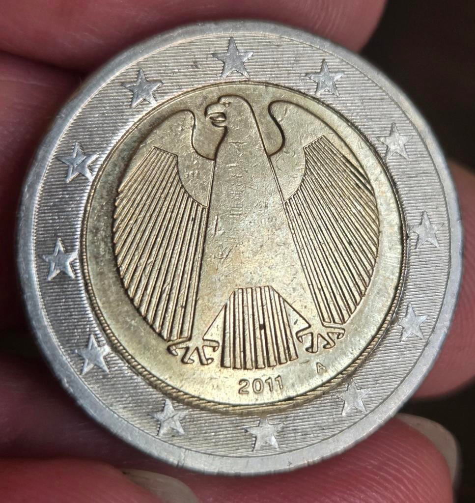 2 euro Duitsland 2011 error misslag, Postzegels en Munten, Munten | Europa | Euromunten, Ophalen of Verzenden, Duitsland, 2 euro