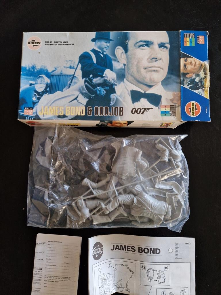 James Bond & ODDJOB modelkit Airfix  Nieuw, Hobby en Vrije tijd, Modelbouw | Overige, Ophalen