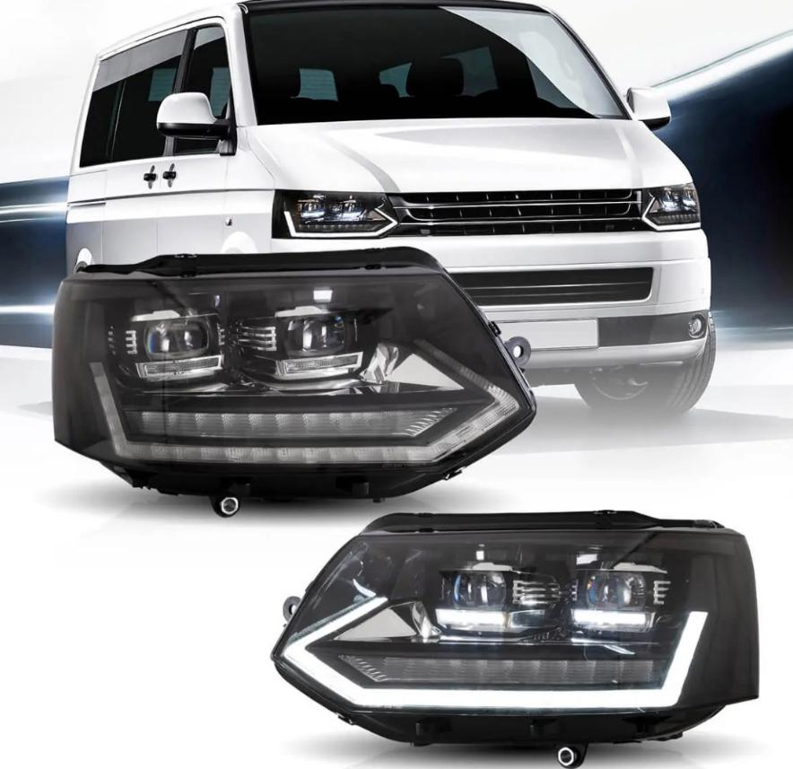 FULL LED koplampset T6 LOOK! voor Volkswagen T5 BJ 2010-2015, Buurserstraat 15 A, 7481 EG,Haaksbergen, Nieuw, Ophalen of Verzenden