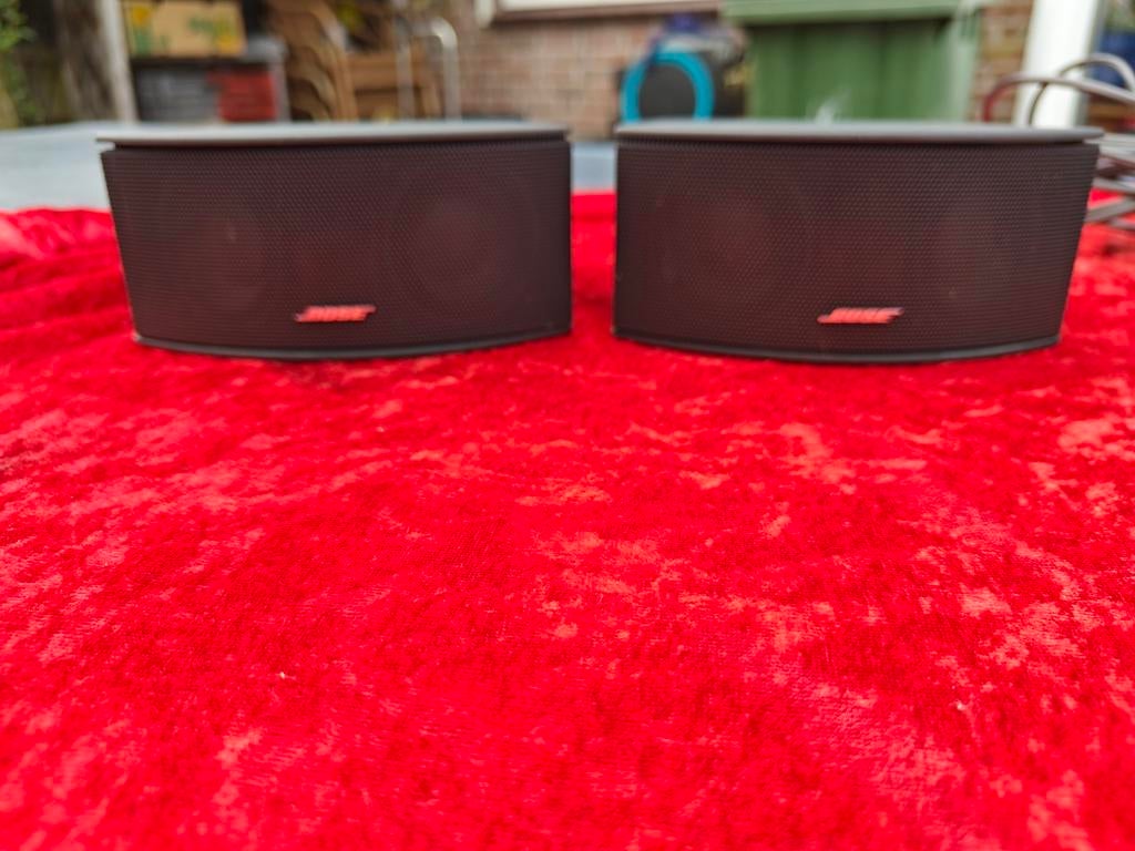 Bose 321 Gemstone luidsprekers 2x zwart, Overige merken, 70 watt of meer, Ophalen of Verzenden, Zo goed als nieuw