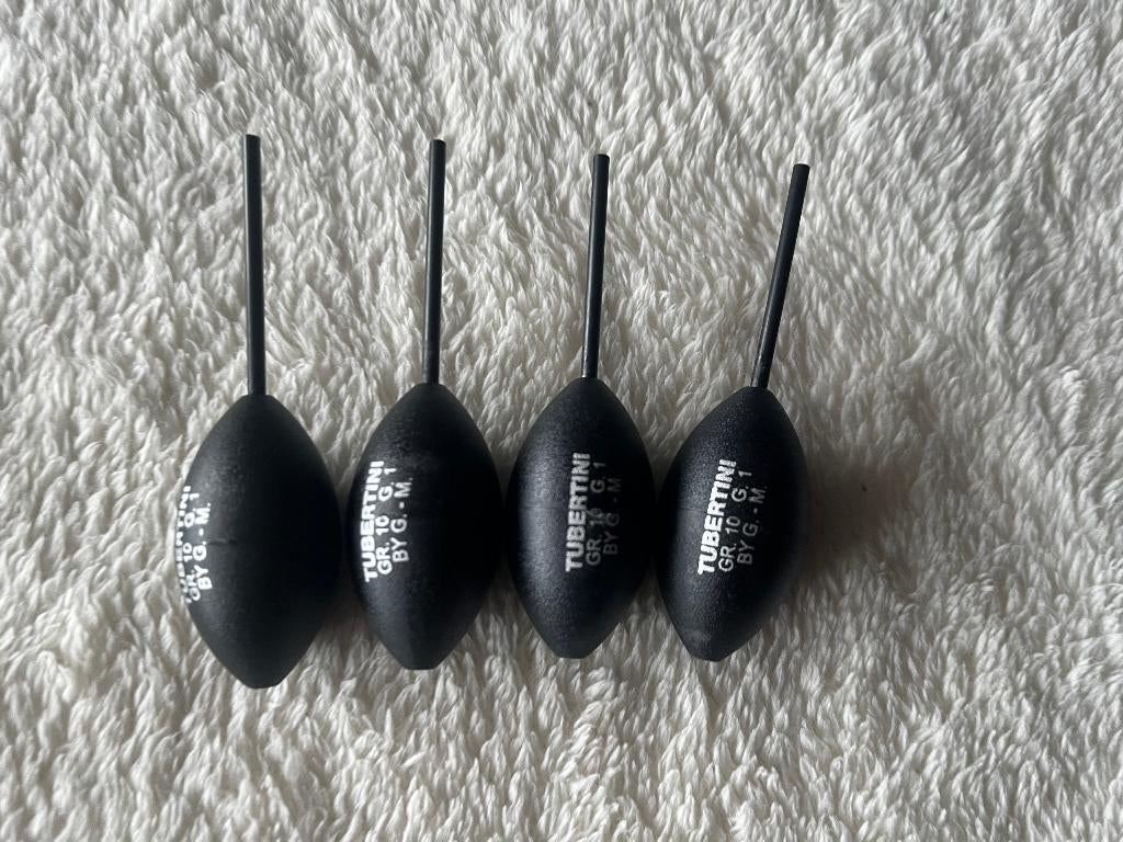 adv 354 / NIEUW set 4 sinkers TUBERTINI voor forel, Ophalen of Verzenden, Nieuw, Overige typen