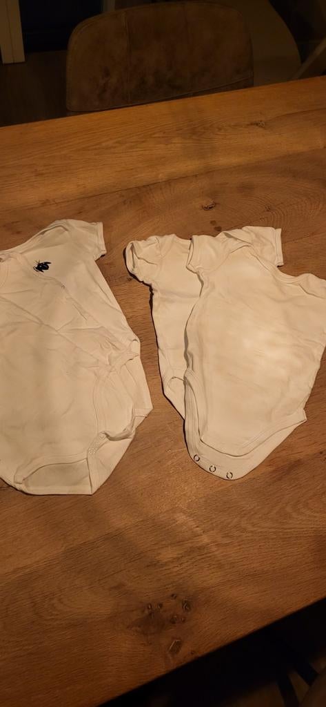 5 witte rompers, Ophalen of Verzenden, Jongetje of Meisje, Nacht- of Onderkleding