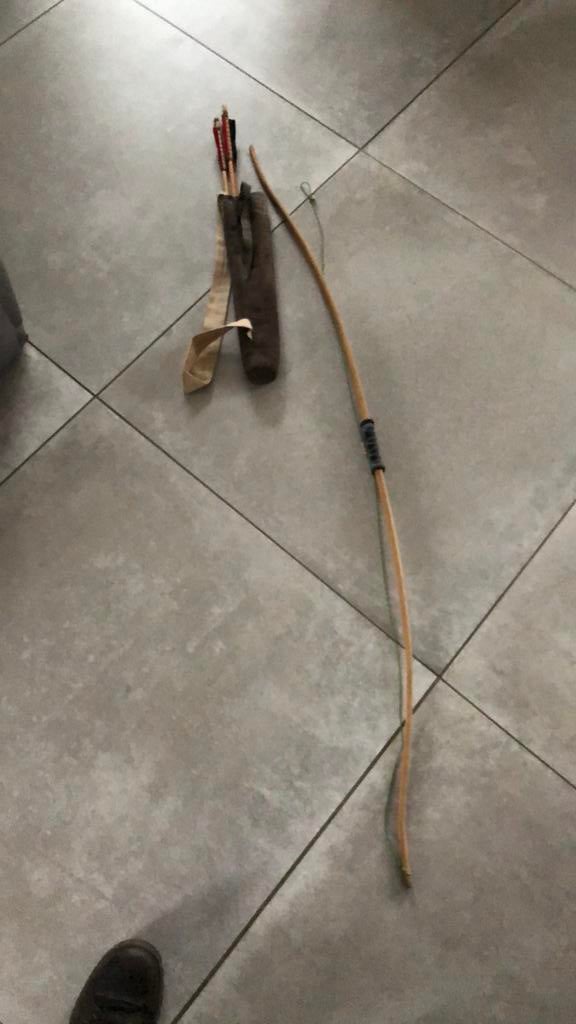 Pijl en boog, Ophalen, Gebruikt