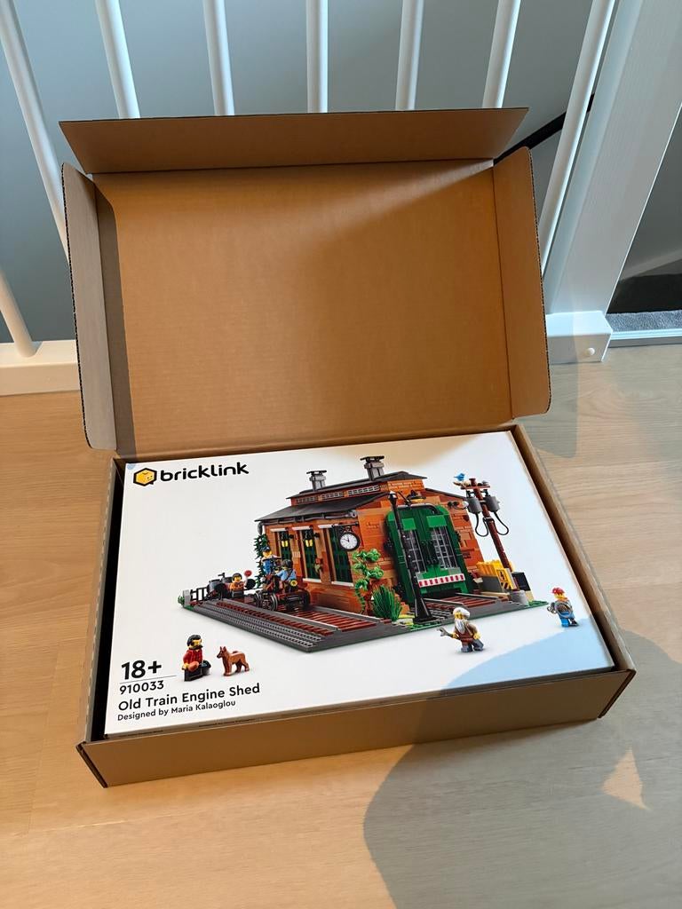 Lego Old Train Engine Shed 910033 Nieuw in doos, Ophalen of Verzenden, Nieuw, Complete set, Lego