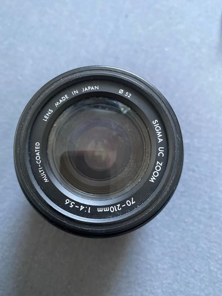 Sigma UC Zoom 70-210mm multi coating 1:4-5.6 lens Canon, Ophalen of Verzenden, Gebruikt, Telelens, Zoom