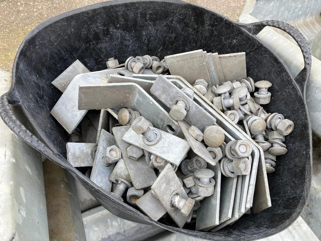 Vangrail beschermrail afscherming ( 119 ), Doe-het-zelf en Verbouw, Metalen, Ophalen, Gebruikt, Nb, Nb