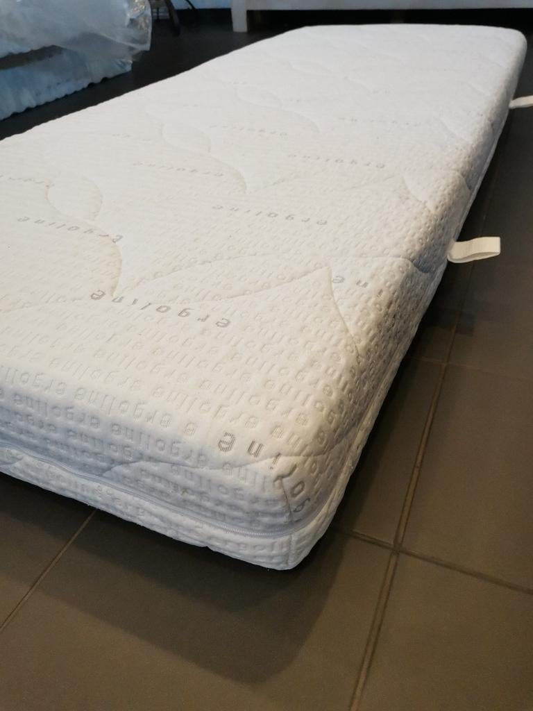 Van Landschoot Matras - Ergopur 80x200cm, Ophalen, Gebruikt, Eenpersoons, 80 cm