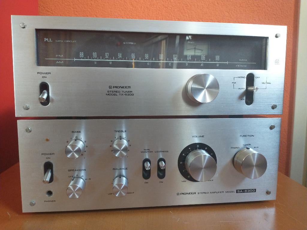 Pioneer SA-6300 (Serviced) & Pioneer TX-5300, Ophalen of Verzenden, Zo goed als nieuw, Tuner of Radio, Overige merken