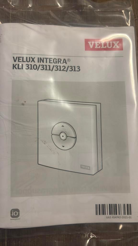 Velux Integra KLI 310 311 312 313 draadloze schakelaars, Doe-het-zelf en Verbouw, Ophalen of Verzenden, Gebruikt, Minder dan 80 cm