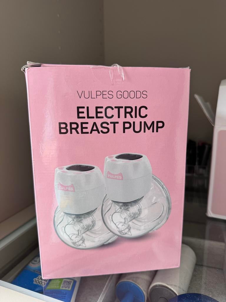 Vulpes Goods Handsfree Elektrische Borstkolf, Kinderen en Baby's, Babyvoeding en Toebehoren, Ophalen of Verzenden, Zo goed als nieuw
