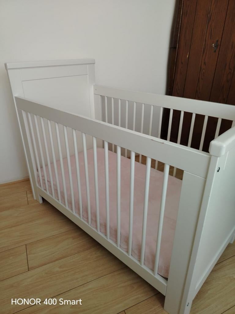 Stevig ledikant 60x120 incl. matras - Goor, Ophalen, Gebruikt, Ledikant