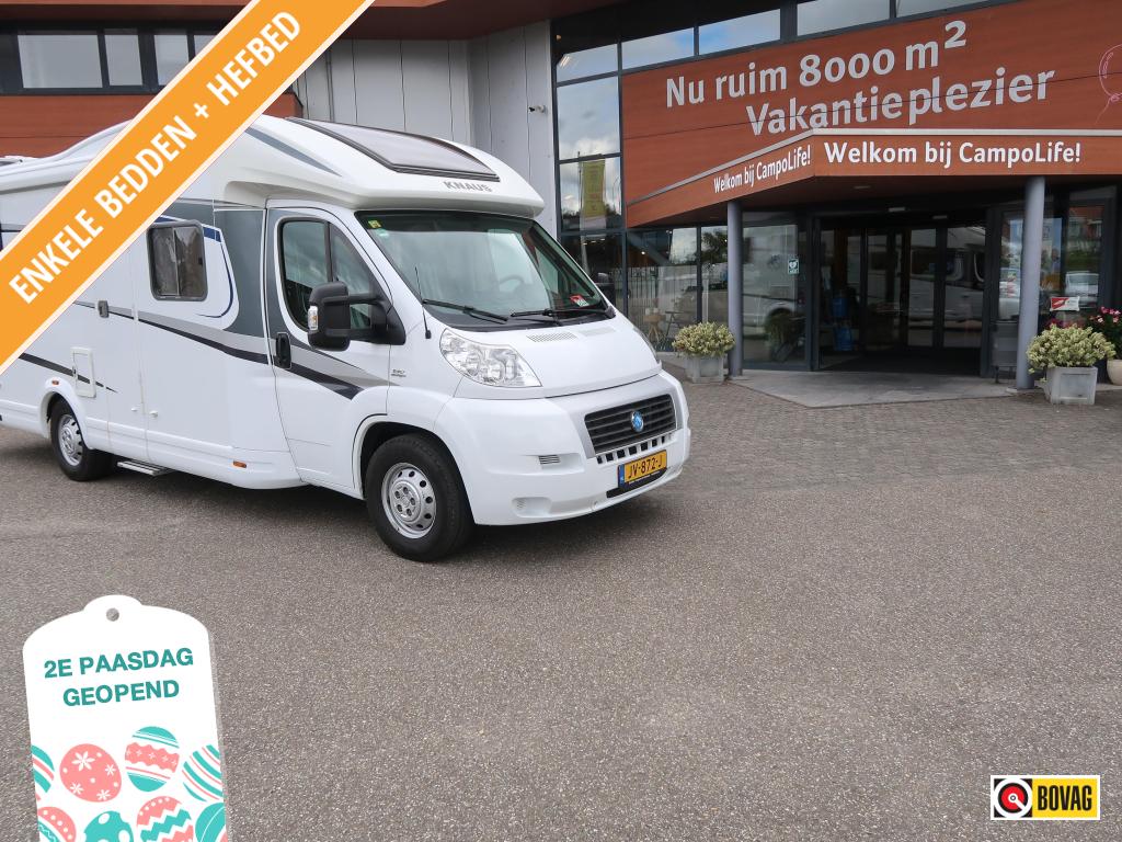 Knaus Sky Wave 700 MEG MET AUTOM. LEVELSYSTEEM, Caravans en Kamperen, Campers, Fiat, L-zit, Airbags, Handgeschakeld