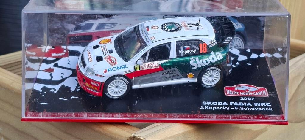 Skoda Fabia WRC Rally modelauto 2007, Ophalen of Verzenden, Auto, Overige merken