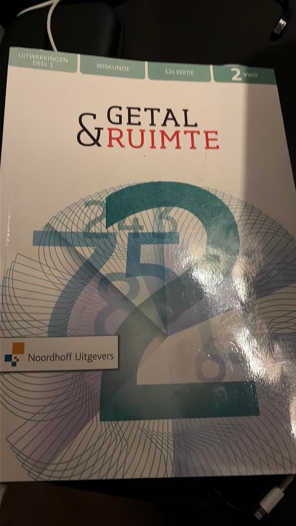 Getal & Ruimte uitwerkingen deel 1 2vwo, Boeken, Ophalen of Verzenden, Beta, Zo goed als nieuw