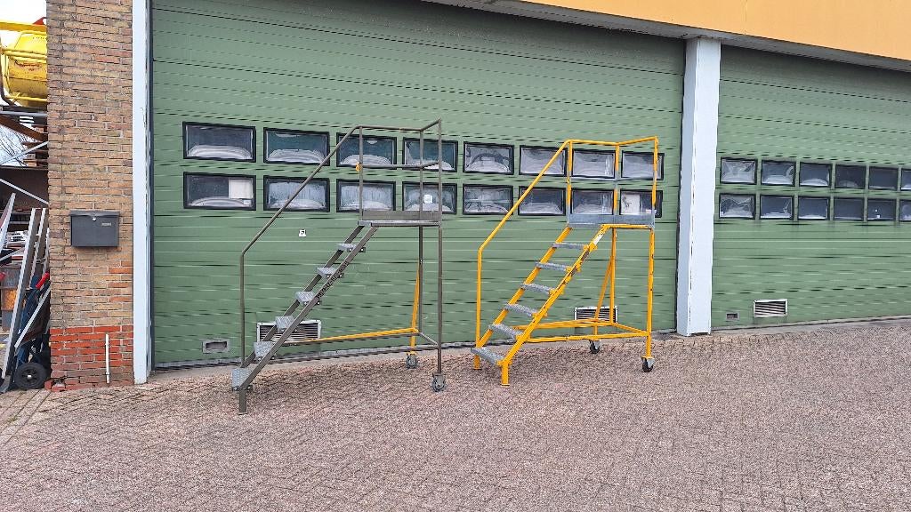 Bordestrap boottrap bordeshoogte 151 cm, Ophalen, Gebruikt, Trap, Minder dan 2 meter