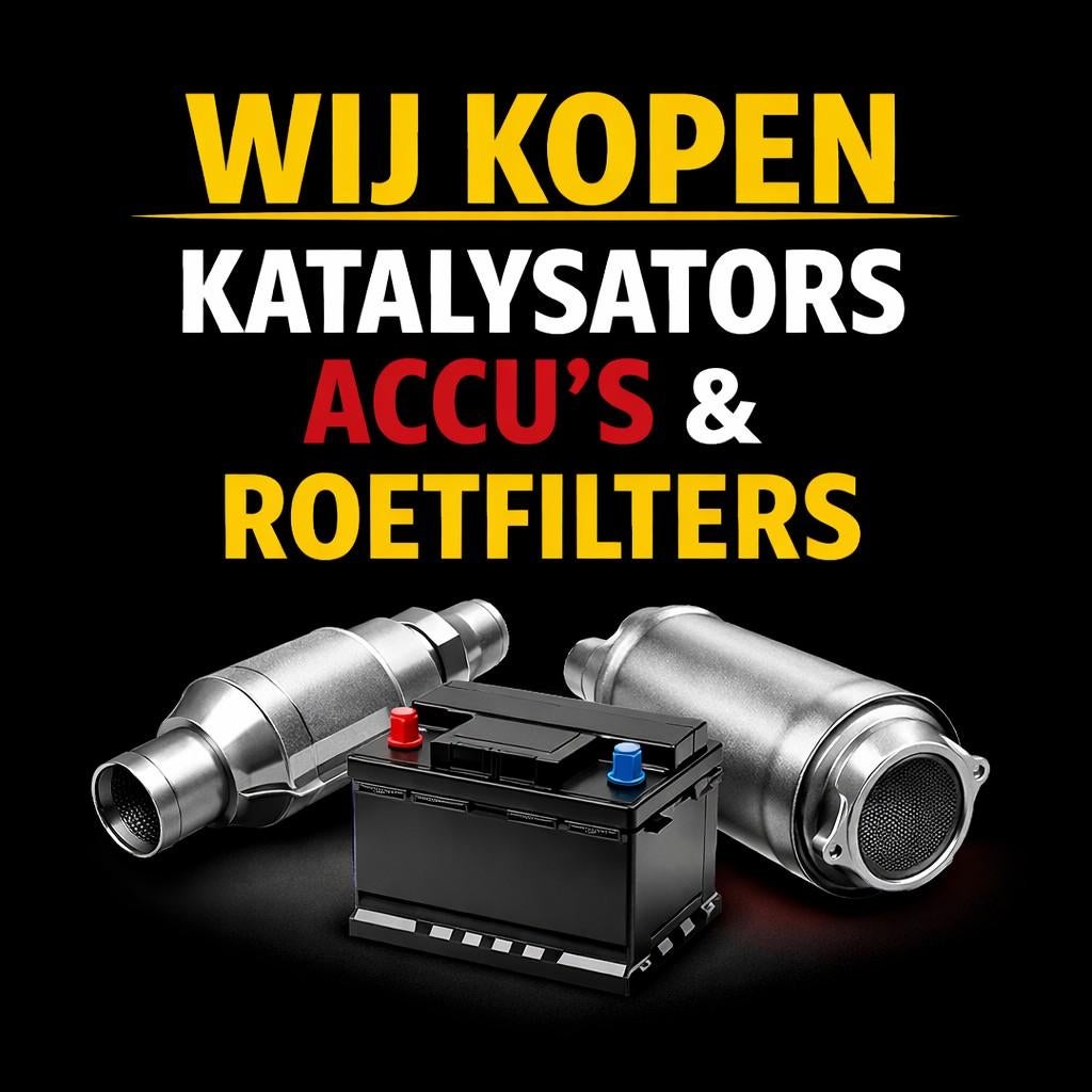 Inkoop van Katalysators, Roetfilters en Accu's, Ophalen of Verzenden