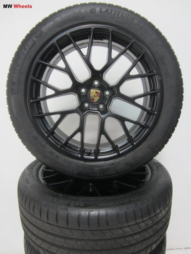 Originele Porsche Macan 20 inch velgen Spyder zomerbanden, Auto-onderdelen, Gebruikt, -, -, Banden en Velgen