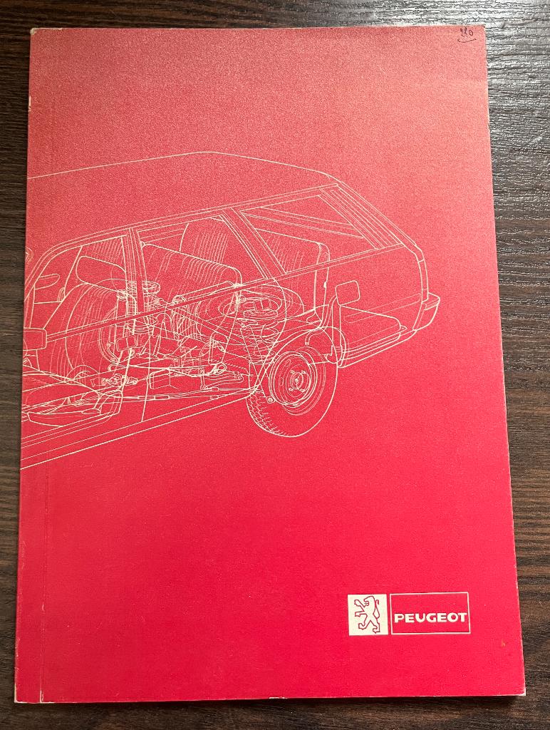 Technische dealerdocumentatie Peugeot 505 break en familiale, Boeken, Ophalen of Verzenden, Zo goed als nieuw, Peugeot
