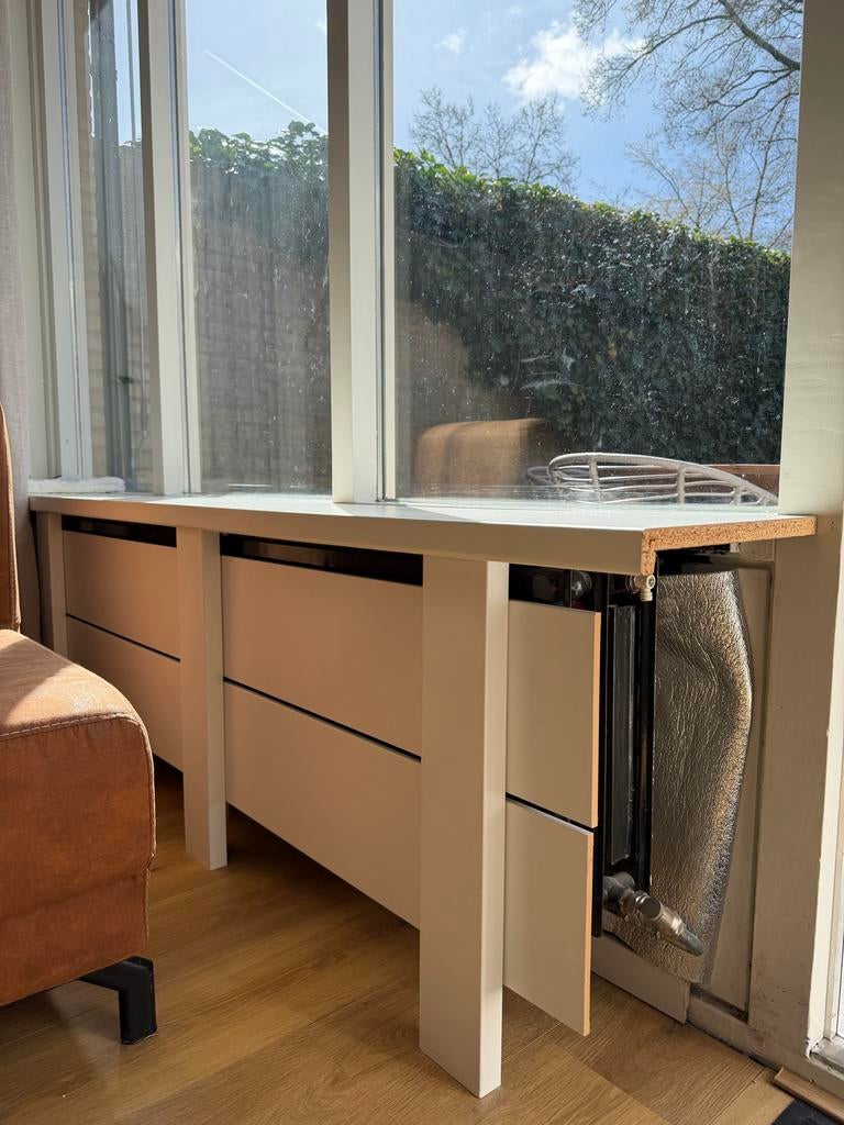 Cando ombouw verwarming + nieuwe plank en zijkant, Ophalen, Gebruikt, Hout, Wit