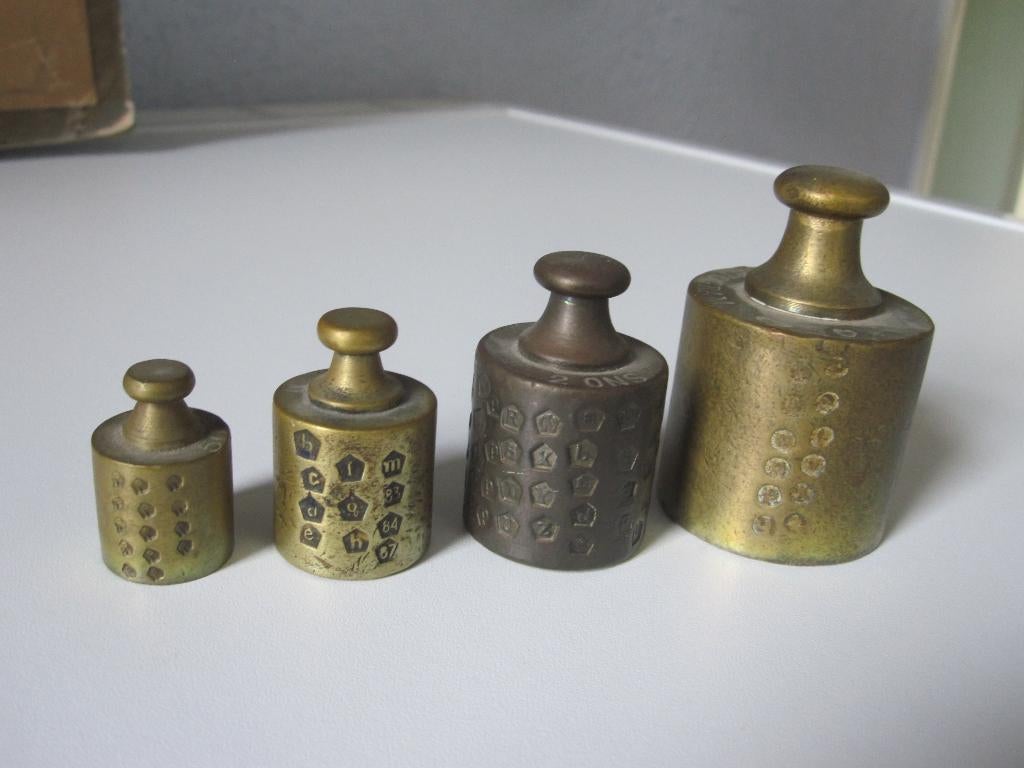 gewichten, Antiek en Kunst, Ophalen of Verzenden, Brons