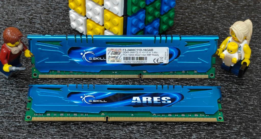 G.Skill Ares F3-2400C11D-16GAB 16GB DDR3 Geheugen, Computers en Software, RAM geheugen, Verzenden, DDR3, Zo goed als nieuw, Desktop