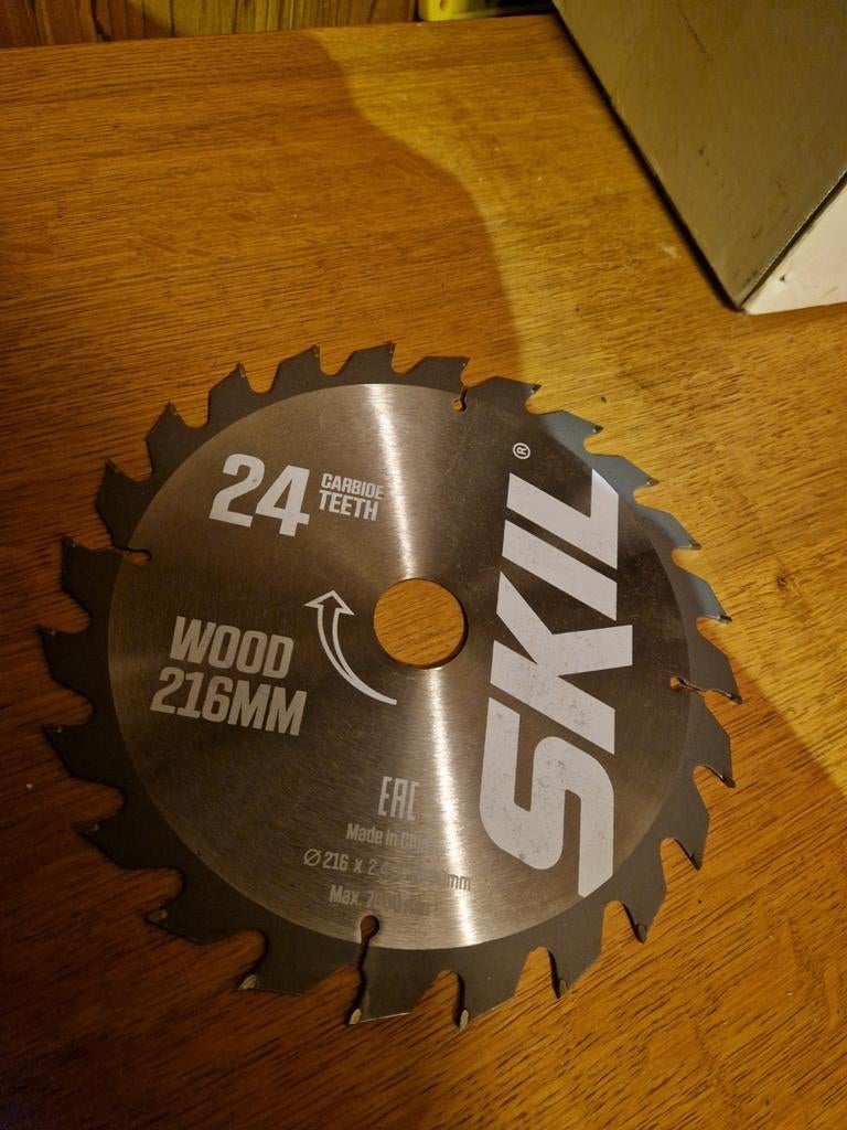 Skill zaagblad, Ophalen