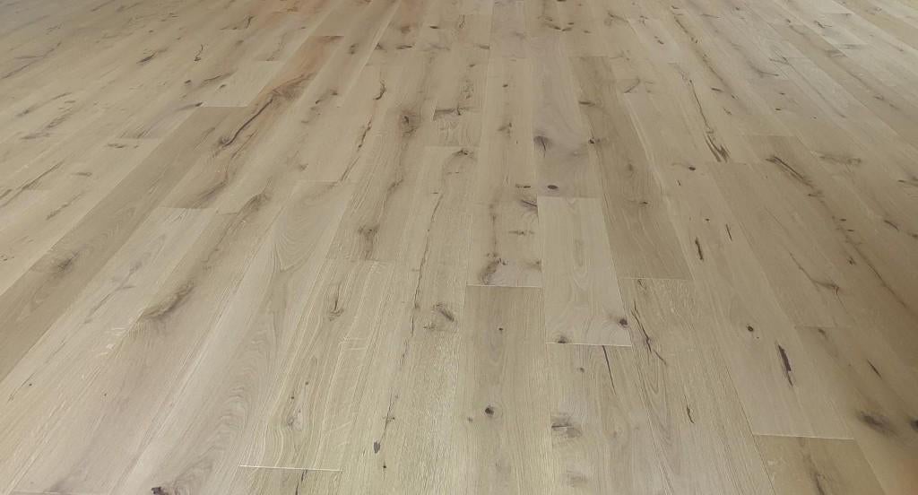 Eiken multiplank 190mm - ca. 10m2, Ophalen, Nieuw, Vloerdelen of -planken, 10 m² of meer