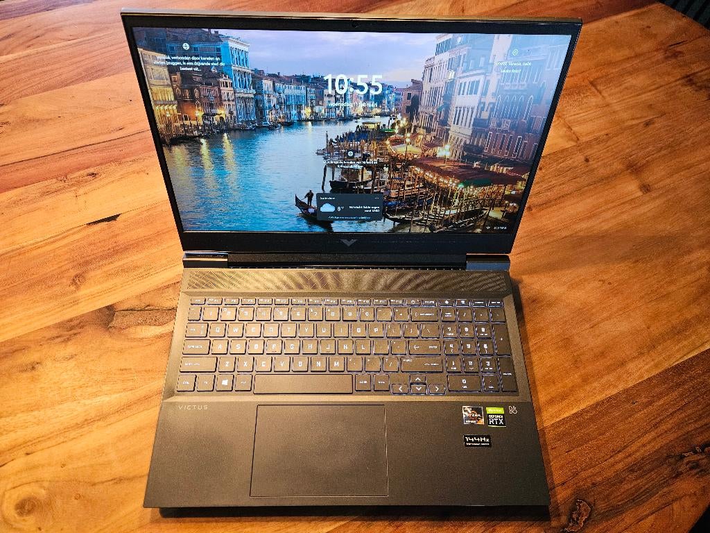 HP Victus 16 inch type e06887nd AMD Ryzen 7 5800H + tas, Computers en Software, Windows Laptops, Ophalen, Victus by HP, Zo goed als nieuw