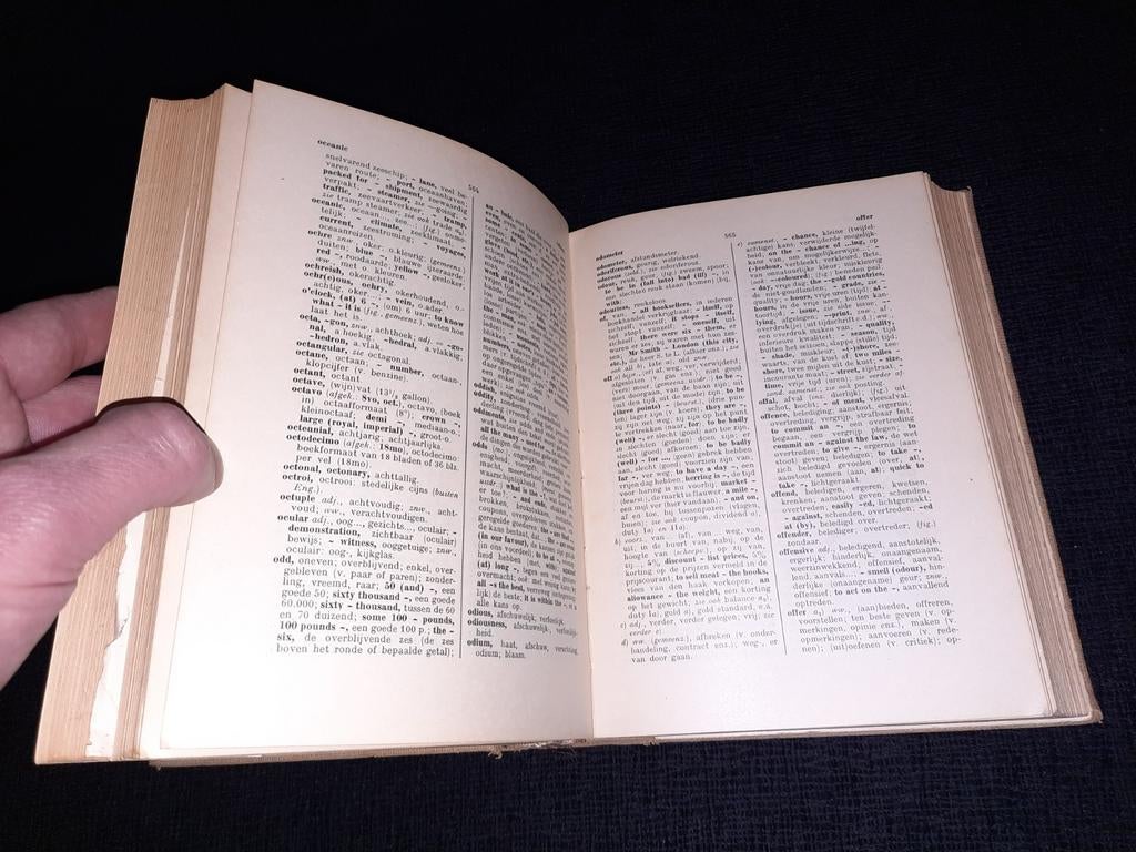 Engels Handwoordenboek (Engels-Nederlands), Antiek en Kunst, Ophalen of Verzenden